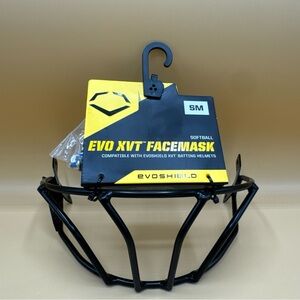 XVT™ Softball Batting Helmet Facemask, Black - Small